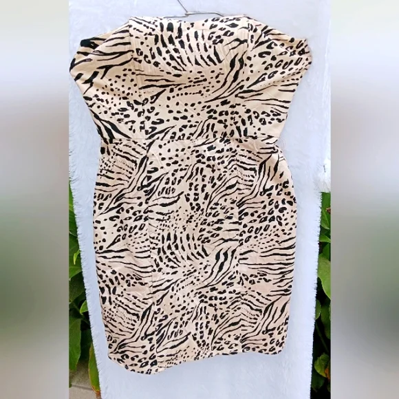 H&M tube animal print dress - Picture 3 of 8